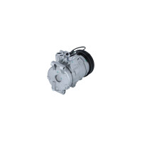 Air conditioning compressor 12 V Ø 115 mm HS18N NRF suitable for e.g. MAZDA 5