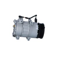 Air conditioning compressor 12 V Ø 110 mm VS16 NRF suitable for e.g. FORD FIESTA