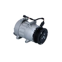 Air conditioning compressor 12 V Ø 110 mm VS16 NRF suitable for e.g. FORD FIESTA