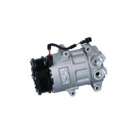 Air conditioning compressor 12 V Ø 110 mm VS16 NRF suitable for e.g. FORD FIESTA