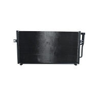 Air conditioning condenser with seal ring NRF for e.g. MITSUBISHI CARISMA