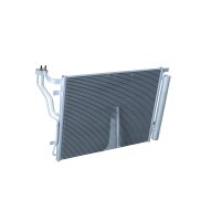 Air conditioning condenser with sealing ring NRF fits KIA OPTIMA