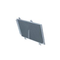 Condenser air conditioner with sealing ring NRF fits HONDA JAZZ