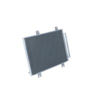 Condenser air conditioner with sealing ring NRF fits HONDA JAZZ