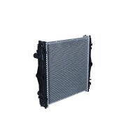 Radiator engine cooling 538 - 526 mm alu NRF for e.g. DAF LF