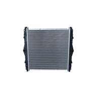 Radiator engine cooling 538 - 526 mm alu NRF for e.g. DAF LF