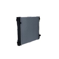 Radiator Engine cooling fins brazed 608 - 605 mm aluminium NRF for MB CITARO