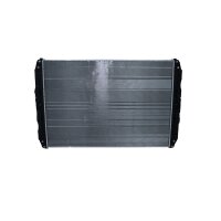 Kühler Motorkühlung Kühlrippen gelötet 1.068 - 791 mm Alu NRF für u.a. DAF XF