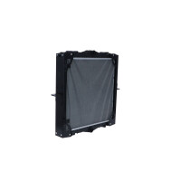 Radiator engine cooling 588 - 525 mm alu NRF for e.g. DAF LF