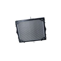 Radiator engine cooling cooling fins brazed 658 - 588 mm alu NRF for DAF LF