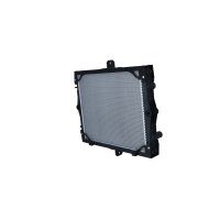 Radiator engine cooling cooling fins brazed 658 - 588 mm alu NRF for DAF LF