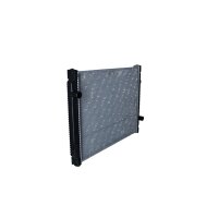 Kühler Motor Kühlrippen gelötet 900 - 680 mm Alu NRF für u.a. SOLARIS URBINO II