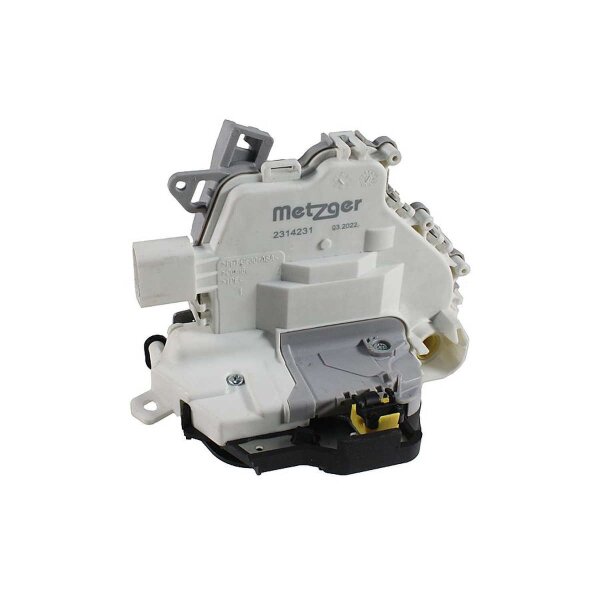 Front left door lock with remote control double locking METZGER for AUDI A6