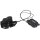 Rear right door lock with central locking METZGER for BMW 5 Gran