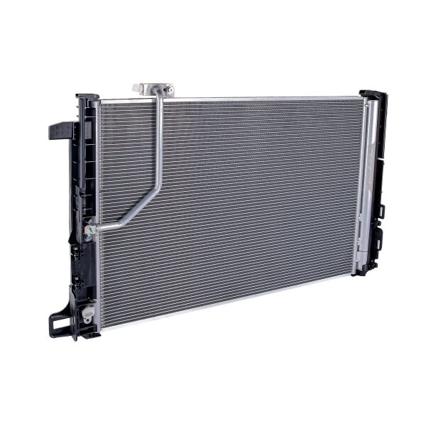 Condenser without dryer 435 mm - 644 mm aluminium VALEO for e.g. MB C-CLASS