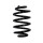 Suspension spring rear axle Ø 12.8 mm 225 mm EIBACH for e.g. RENAULT CLIO II