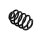Suspension Spring rear axle coil spring Ø 12.8 mm EIBACH for e.g. RENAULT CLIO