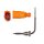 Exhaust gas temperature sensor 455mm PTC sensor METZGER for SEAT IBIZA IV