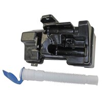 Washer fluid reservoir discs for washer fluid level...