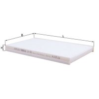Cabin filter particle filter KNECHT for FIAT PALIO Weekend