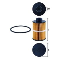 Kraftstofffilter MAHLE für CHEVROLET CAPTIVA