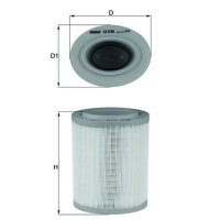 Luftfilter Aktivkohlefilter MAHLE für ALFA ROMEO 159
