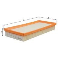 Air filter filter insert KNECHT for FIAT PUNTO (188_)
