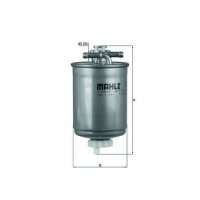 Kraftstofffilter Leitungsfilter 80mm MAHLE für VW...