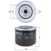 Ölfilter MAHLE für ALFA ROMEO GIULIETTA