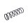 Suspension Spring Front Axle Coil Spring TRISCAN for NISSAN MICRA