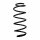 Suspension spring front axle Ø 12.5 mm 380 mm EIBACH for e.g. FORD MONDEO III