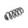 Suspension Spring rear axle coil spring TRISCAN for e.g. RENAULT KADJAR