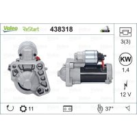 Starter 1.4kW 11 teeth VALEO for VOLVO V90 II