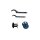 Suspension Kit, springs/shock absorbers Gas Pressure BILSTEIN for e.g. AUDI A6