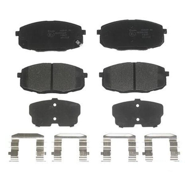 Bremsbelagsatz Scheibenbremse 18 mm BREMBO für u.a. KIA CERATO