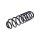 Suspension Spring Rear Axle Coil Spring TRISCAN for FORD TRANSIT