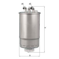 Kraftstofffilter Filtereinsatz MAHLE für OPEL CORSA D