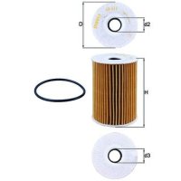 Ölfilter Keilrippenriemenscheibe 105mm MAHLE...
