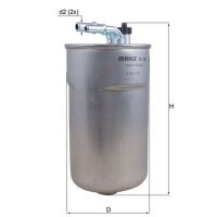 Kraftstofffilter MAHLE für OPEL CORSA D