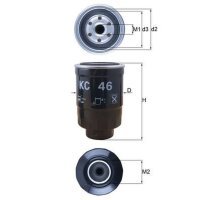 Kraftstofffilter Keilrippenriemenscheibe 110mm MAHLE...