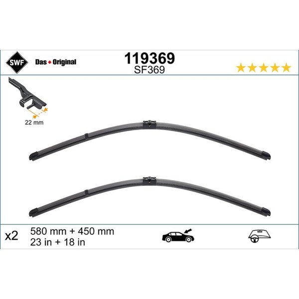 Wiper blade SWF for ALFA ROMEO 159