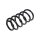 Suspension Spring Rear Axle Coil Spring TRISCAN for HYUNDAI SANTA