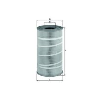 Luftfilter MAHLE für MAN