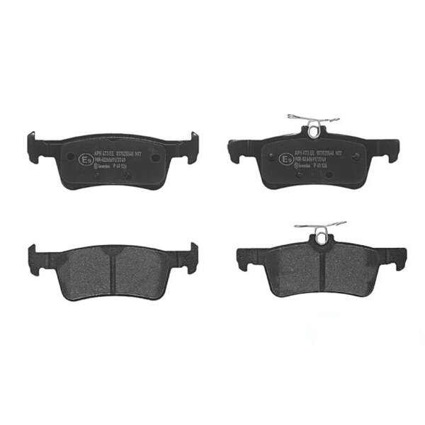 Brake pad set disc brake 16 mm BREMBO suitable for e.g. PEUGEOT 308