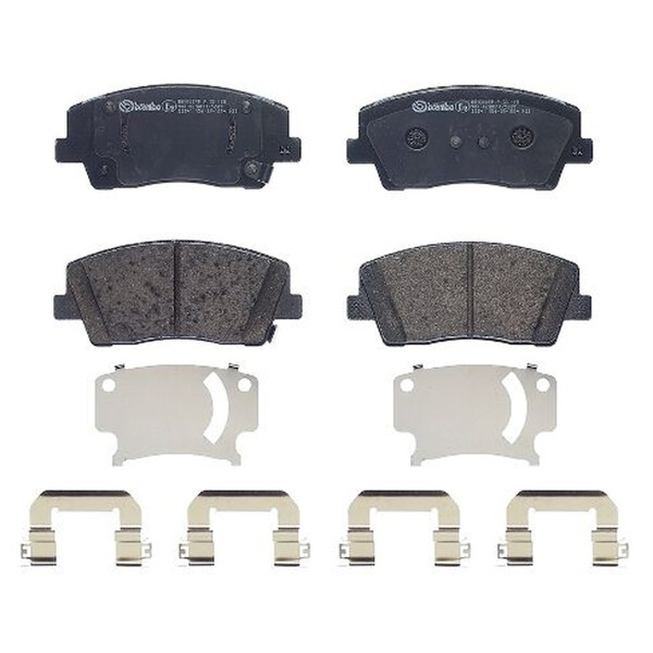 Brake pad set disc brake 18 mm BREMBO suitable for e.g. KIA STINGER