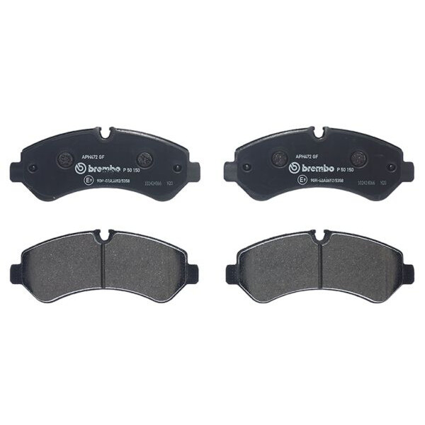 Brake pad set disc brake 21 mm BREMBO for MERCEDES-BENZ SPRINTER and others