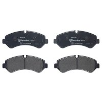 Brake pad set disc brake 21 mm BREMBO for MERCEDES-BENZ...