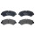 Brake pad set disc brake 21 mm BREMBO for MERCEDES-BENZ SPRINTER and others