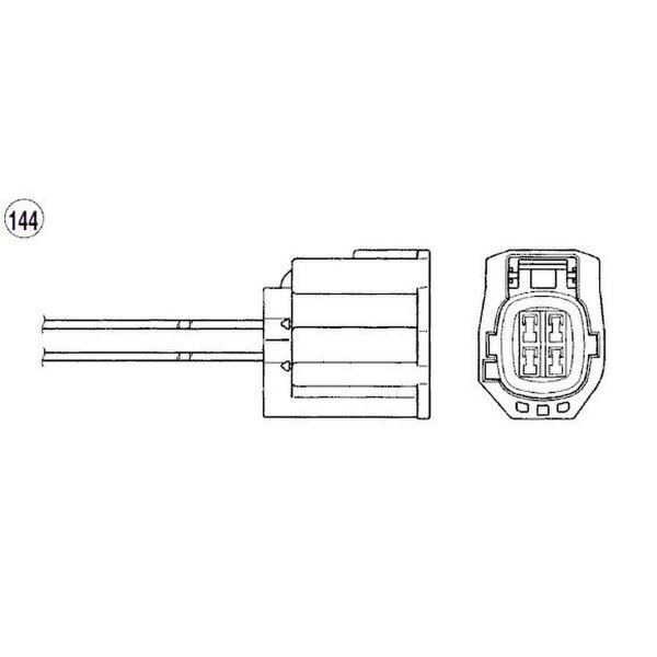 Lambda sensor 4 wires NTK 90396