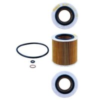 Ölfilter Filtereinsatz 74mm MAHLE für BMW 3...